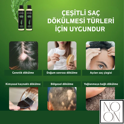 NOON®  – Rosemary Organik Biberiye & Saç Güçlendirici Şampuan