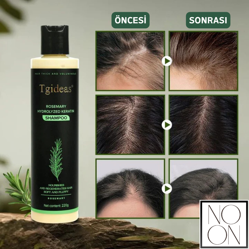 NOON®  – Rosemary Organik Biberiye & Saç Güçlendirici Şampuan