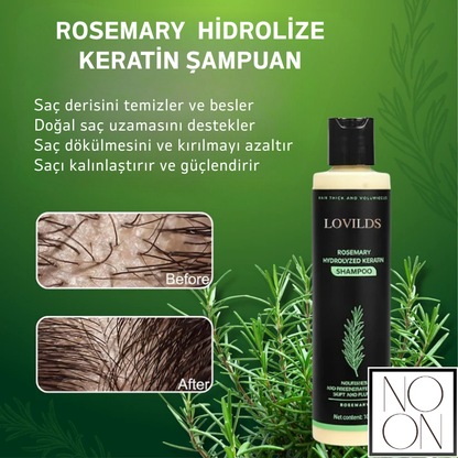 NOON®  – Rosemary Organik Biberiye & Saç Güçlendirici Şampuan